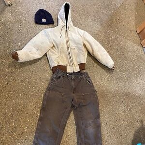 Carhartt Bundle - J140 Jacket, toque, double knee pants